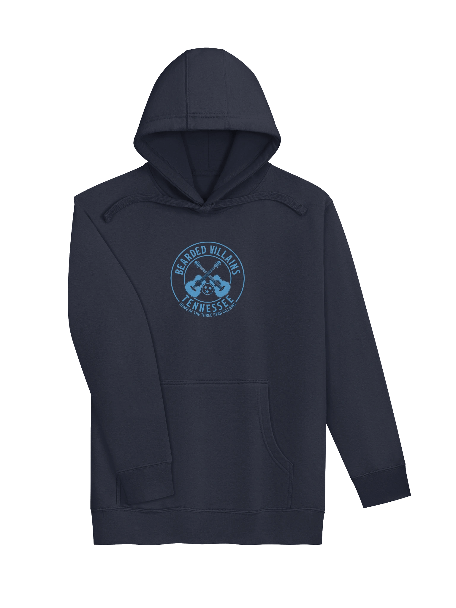 TSV “Titansteel Surge” Premium Hoodie | Titan Blue + Deep Navy | Front/Back Print product image (11)
