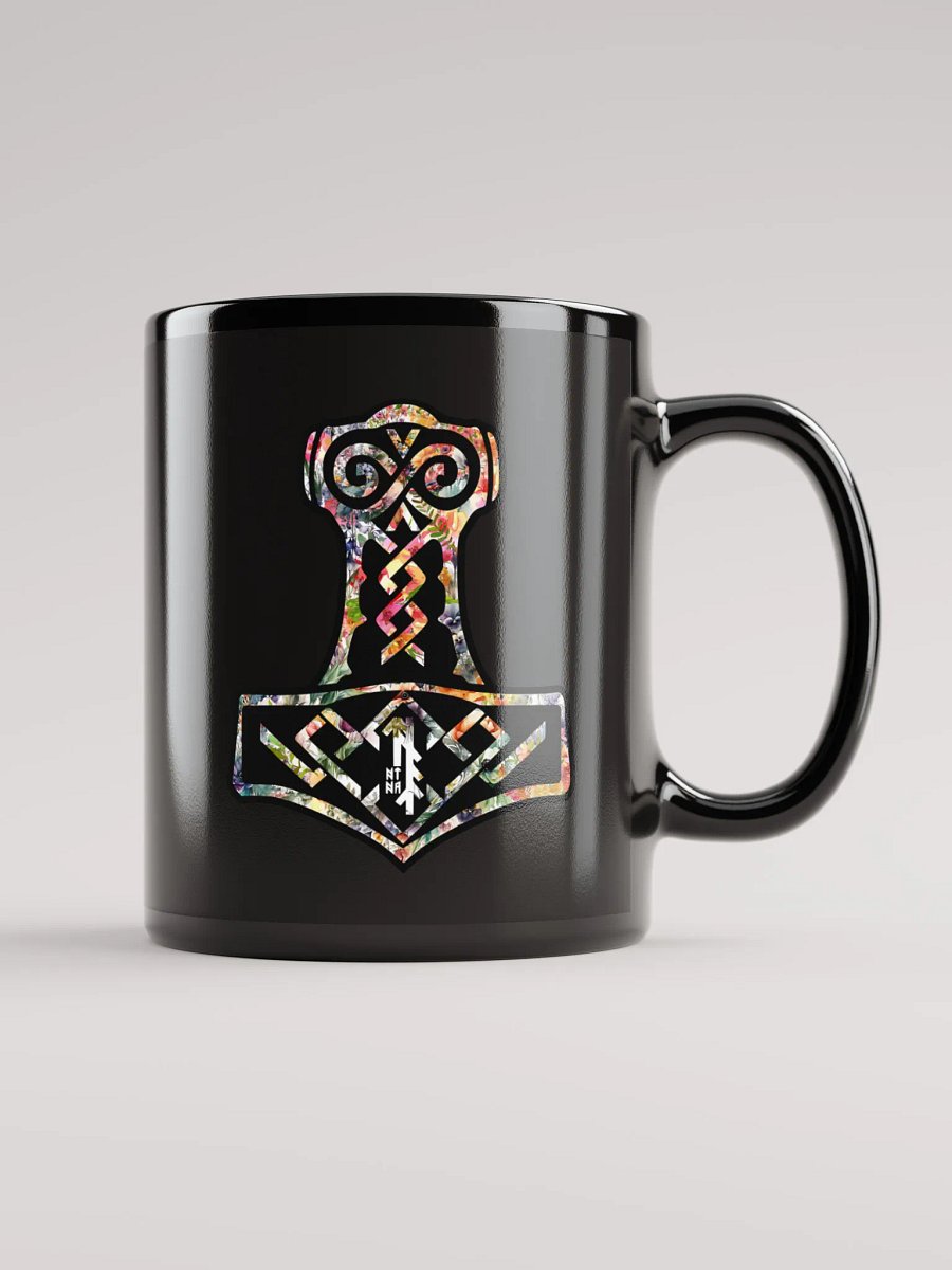 NTN Apparel Floral Mjölnir - Coffee Mug product image (1)