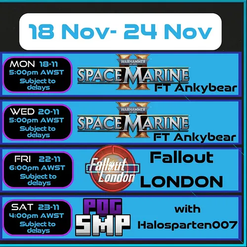 This week is gonna be another blockbuster showcase of amazing games. Im so excited after playing Space Marine 2 with friends ...
