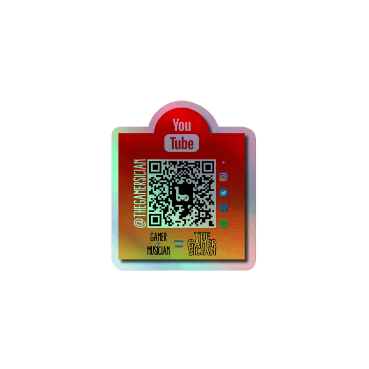 Support the 'sician Holographic Sticker product image (1)