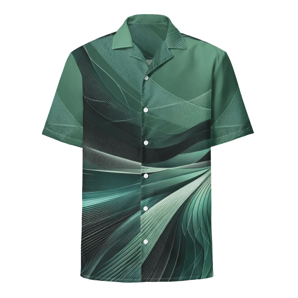 Men's Full-Print-3 Green Hawaiian Shirt product image (1)