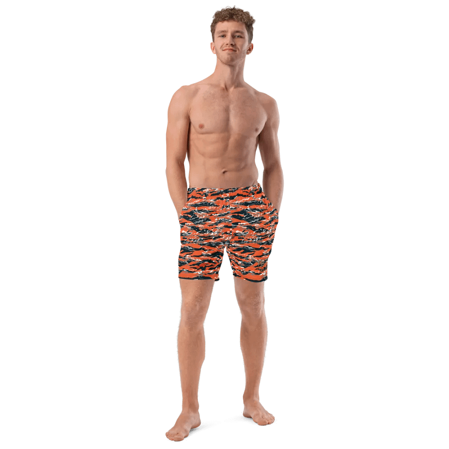 Tiger Camo Swim Trunks product image (10)