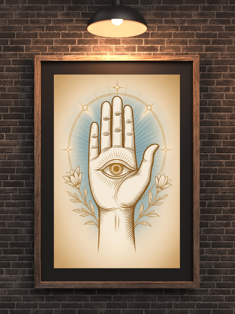 La Mano Sagrada del Ojo Protector - Arte Místico para la Paz Interior y la Protección Energética product image (6)