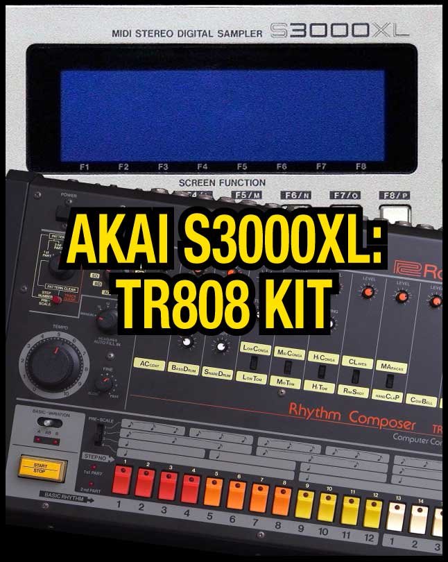 Akai S3000XL: TR808 Kit product image (1)