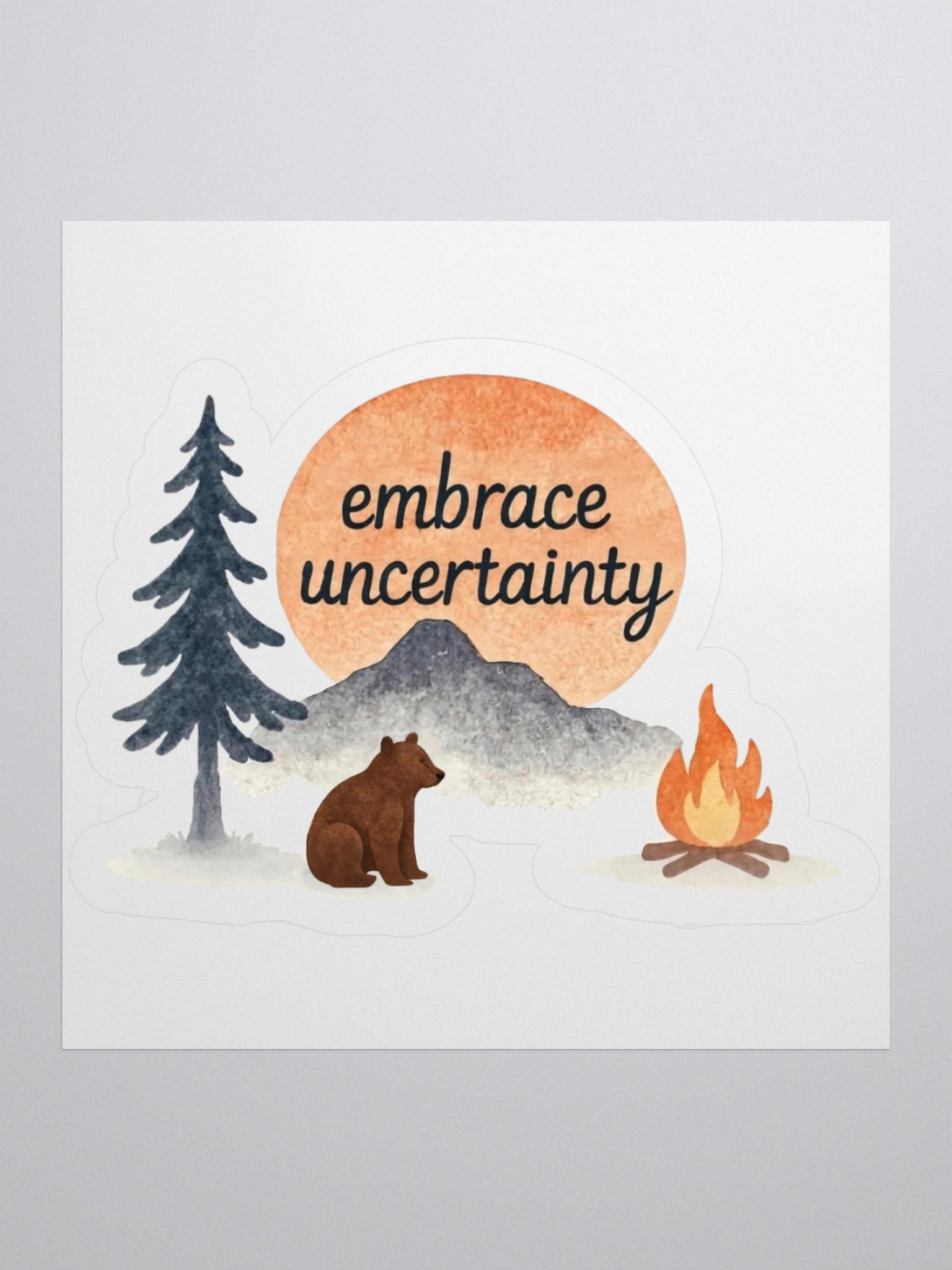 Embrace Uncertainty Sticker product image (2)