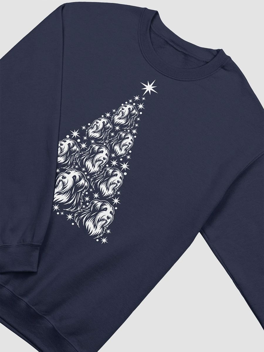 Bearded Collie Christmas Tree Sweatshirt Design for Bearded Collie Paw-rents product image (19)
