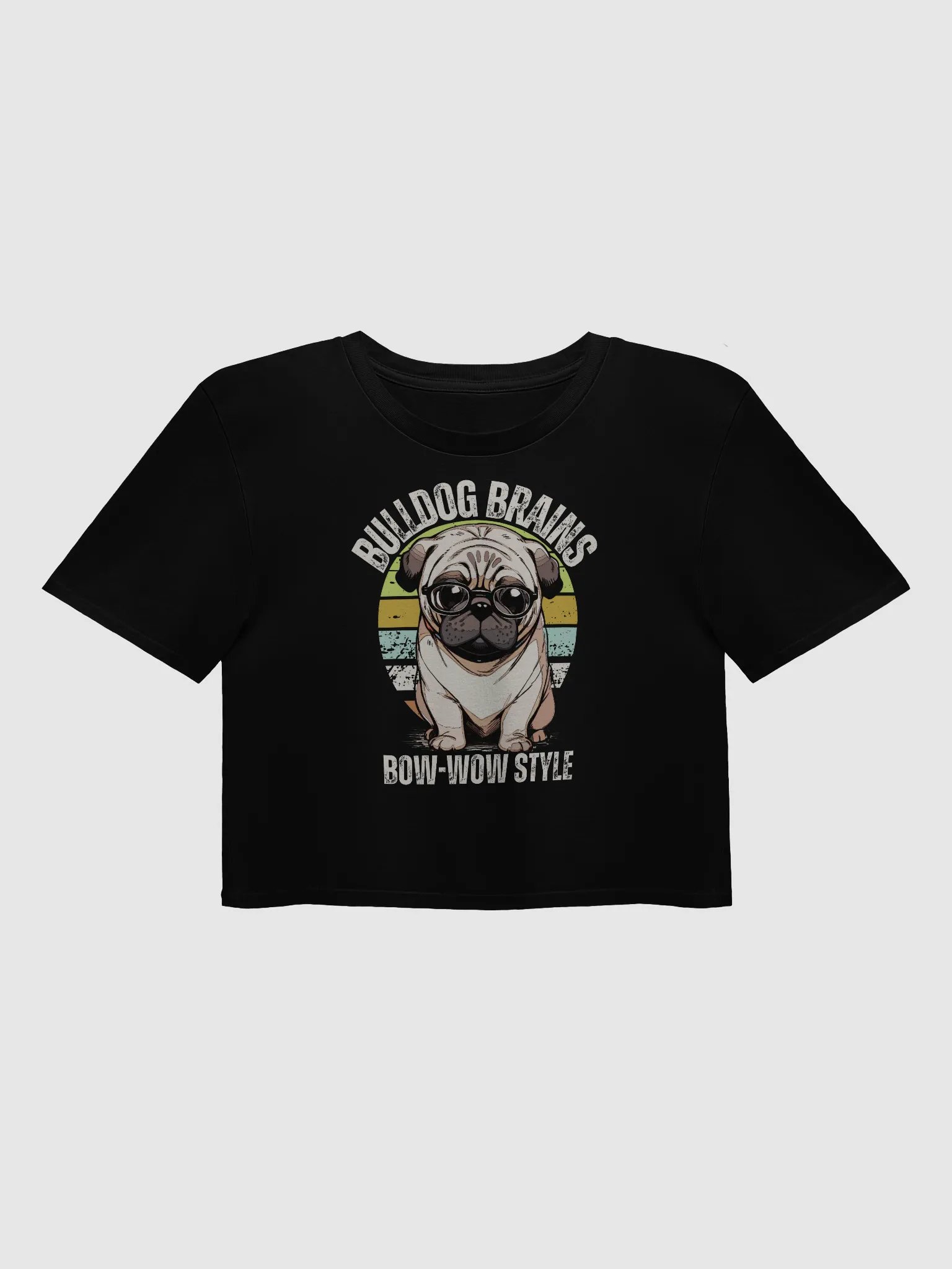 Smarty Pug Women's Crop Top product image (2)