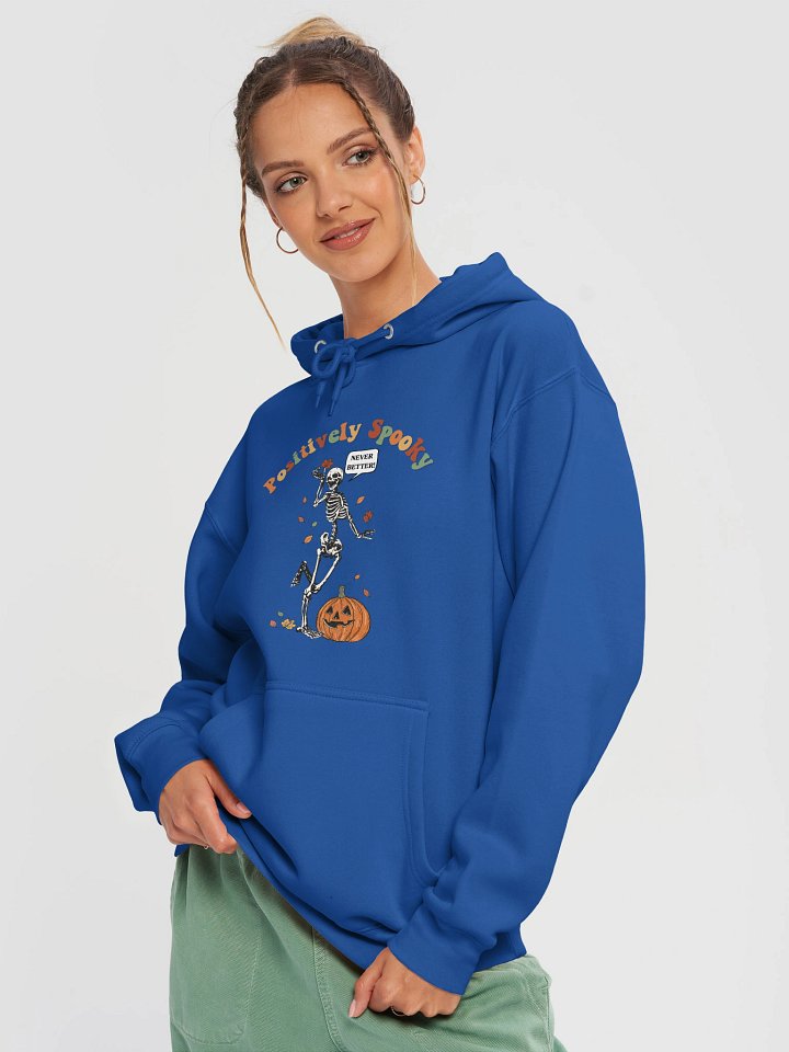 Retro Spooky Skeleton Halloween Hoodie product image (19)
