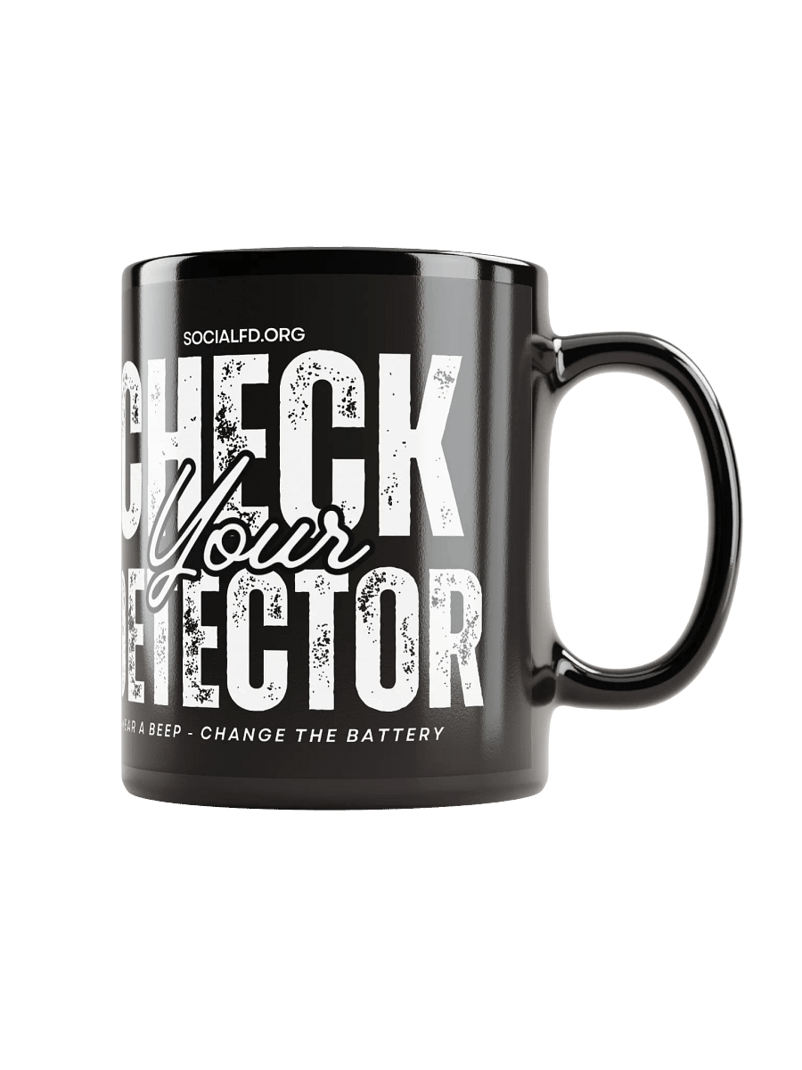 Check Your Smoke Detector Illustration Mug product image (1)