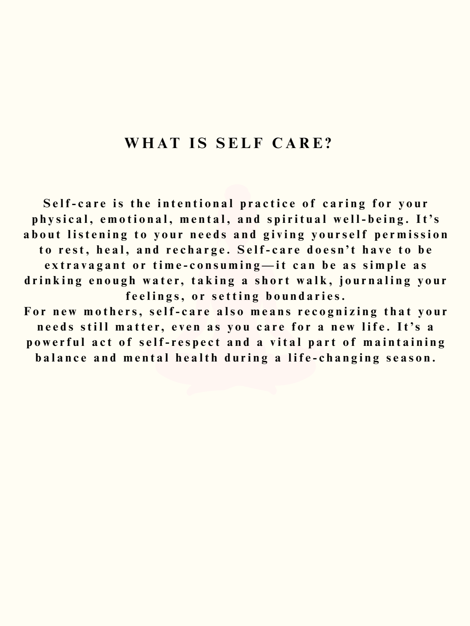 Nurturing You: A Self-Care Journal for New Moms product image (5)
