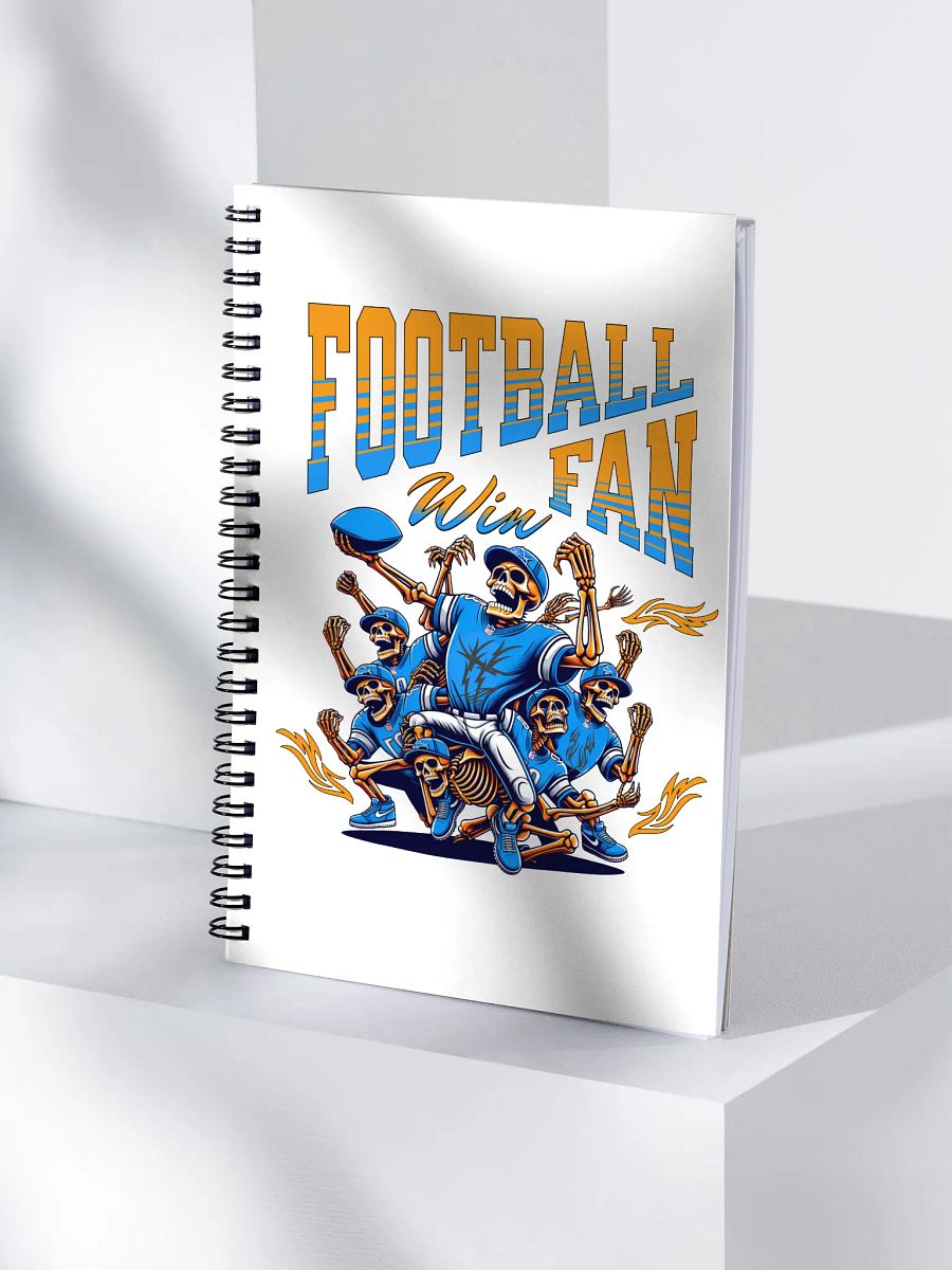 Football Fan Energetic Fanatics Notebook product image (3)