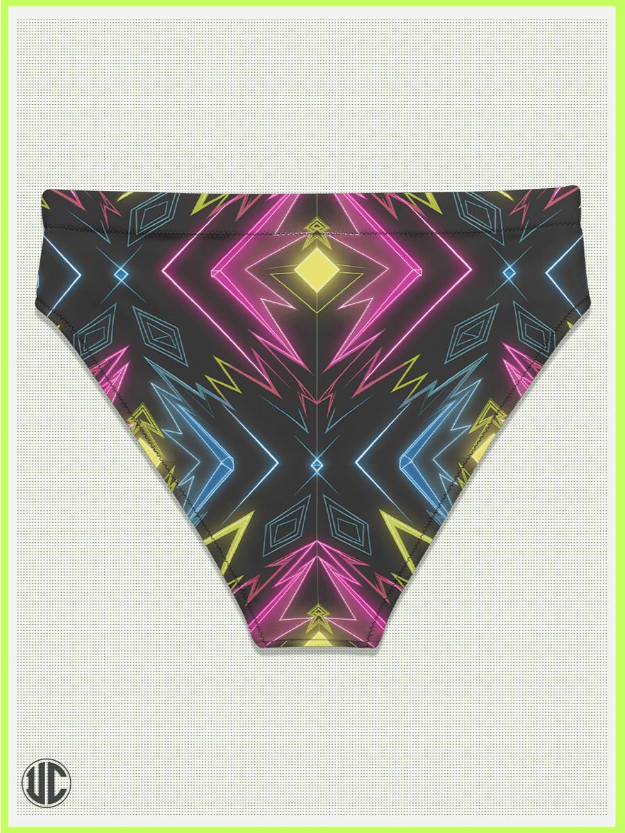 UnkoCon – Neon Kaleidoscope Bikini Bottom product image (2)