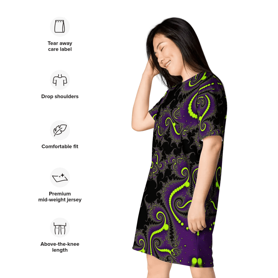 Fractal Dress/Tunic - Acid Nights product image (11)