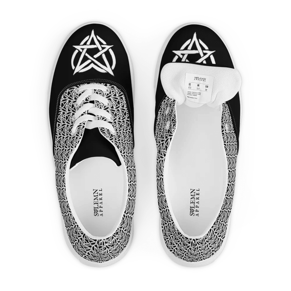 Men's Darkheart Pattern Canvas Shoes product image (3)