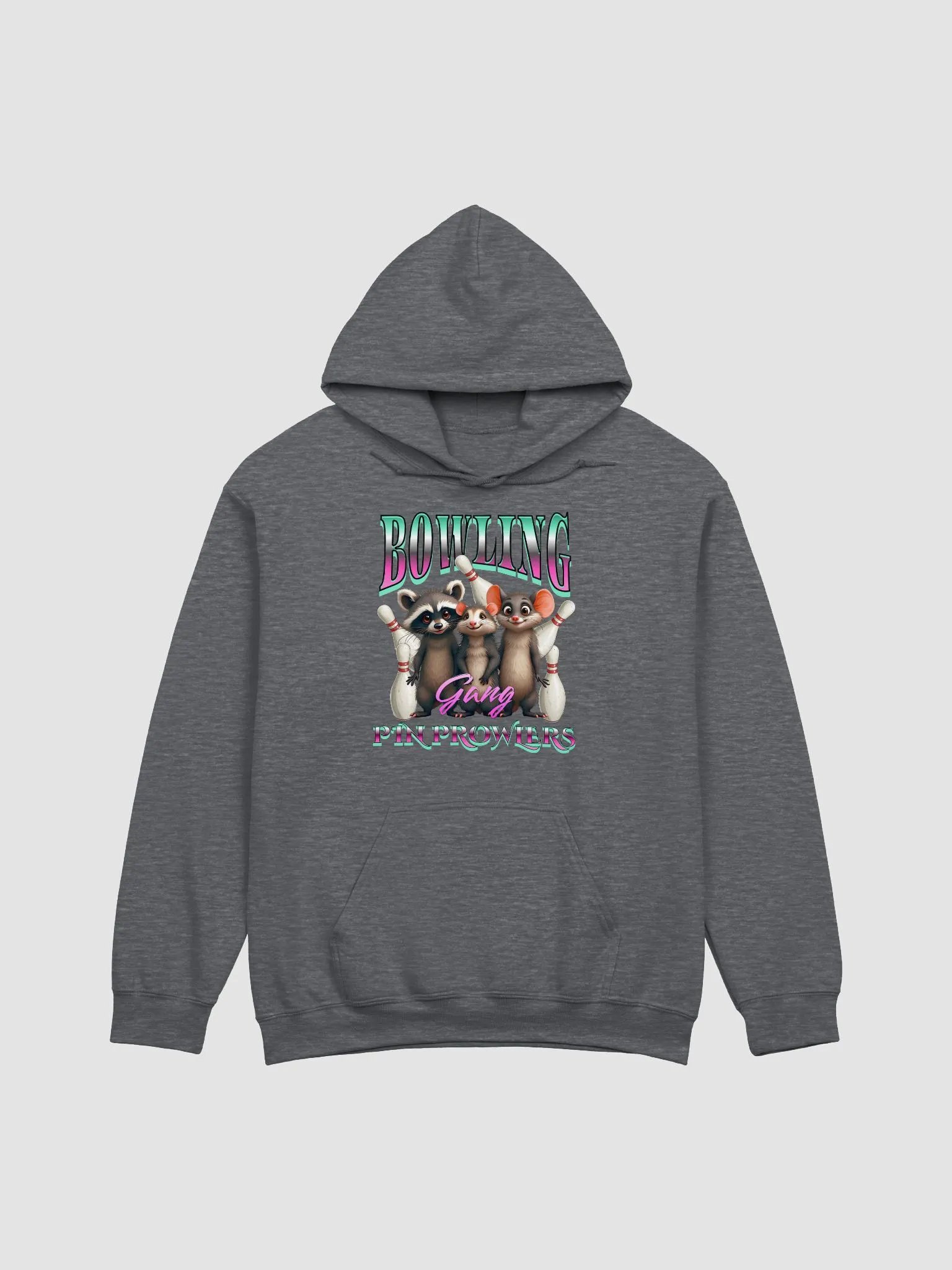 Bowling Gang Pin Prowlers Raccoon Hoodie product image (1)