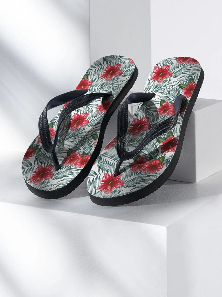 Hibiscus Leaf Design | Unisex Flip-Flops product image (1)