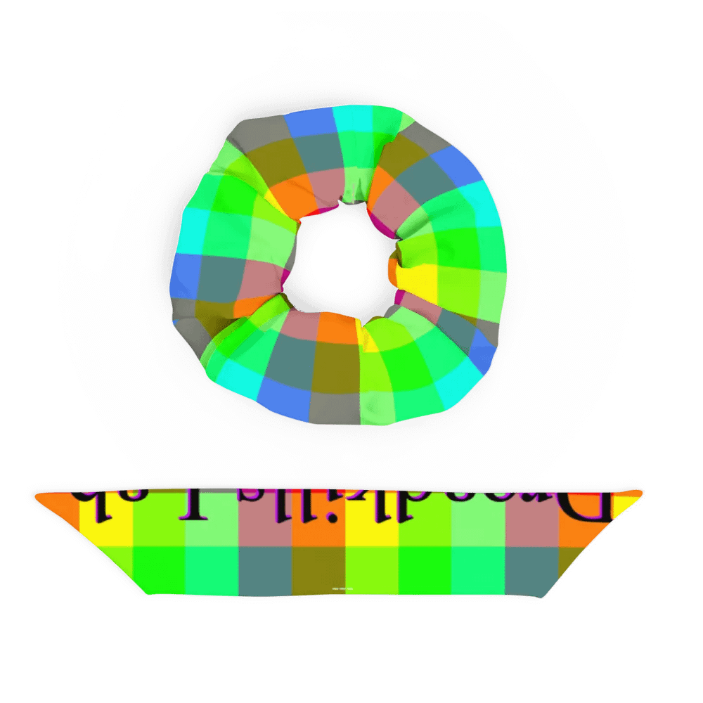 Rainbow Checkers Scrunchy product image (5)