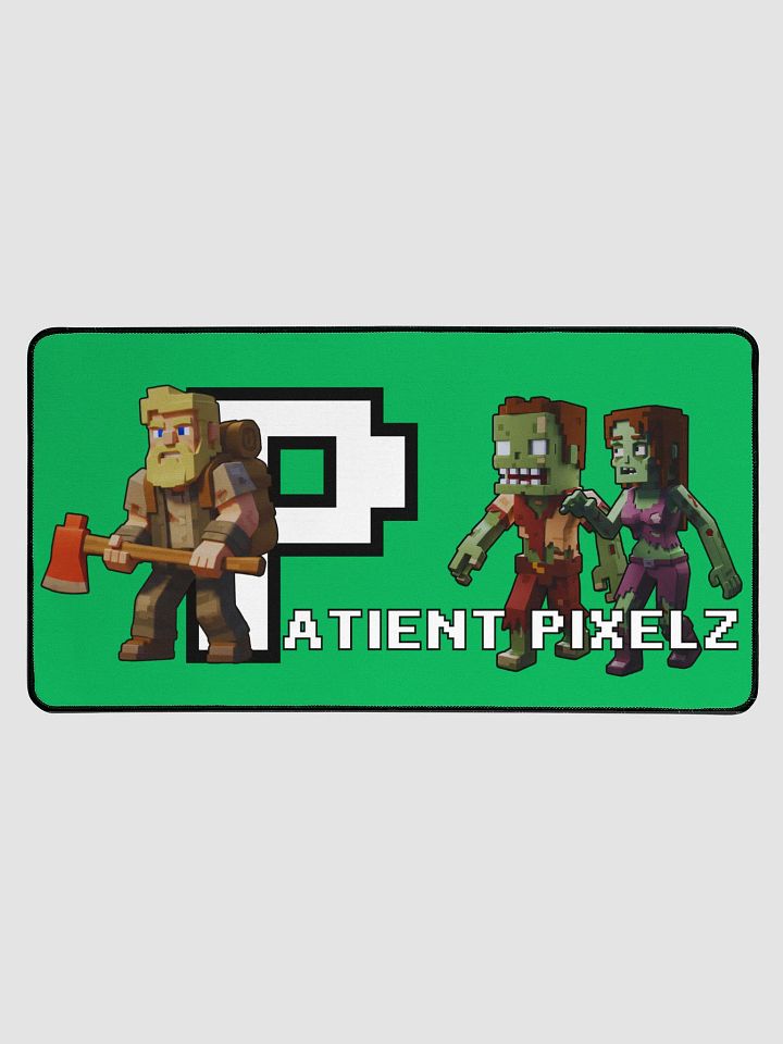 Patient PixelZ P Logo Desk Mat (Green) product image (1)