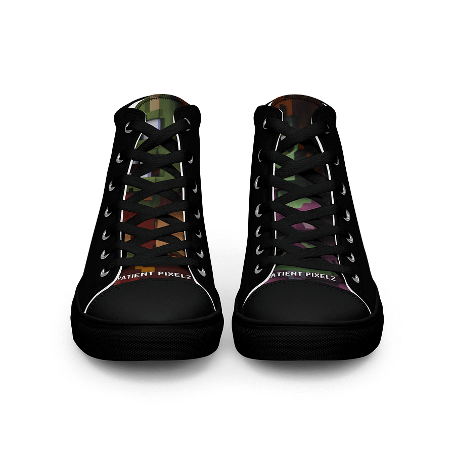 Patient PixelZ High Tops (Black Out) Womens product image (5)