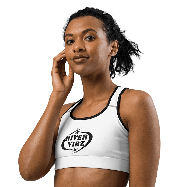 River Vibz Black Sports Bra product image (2)