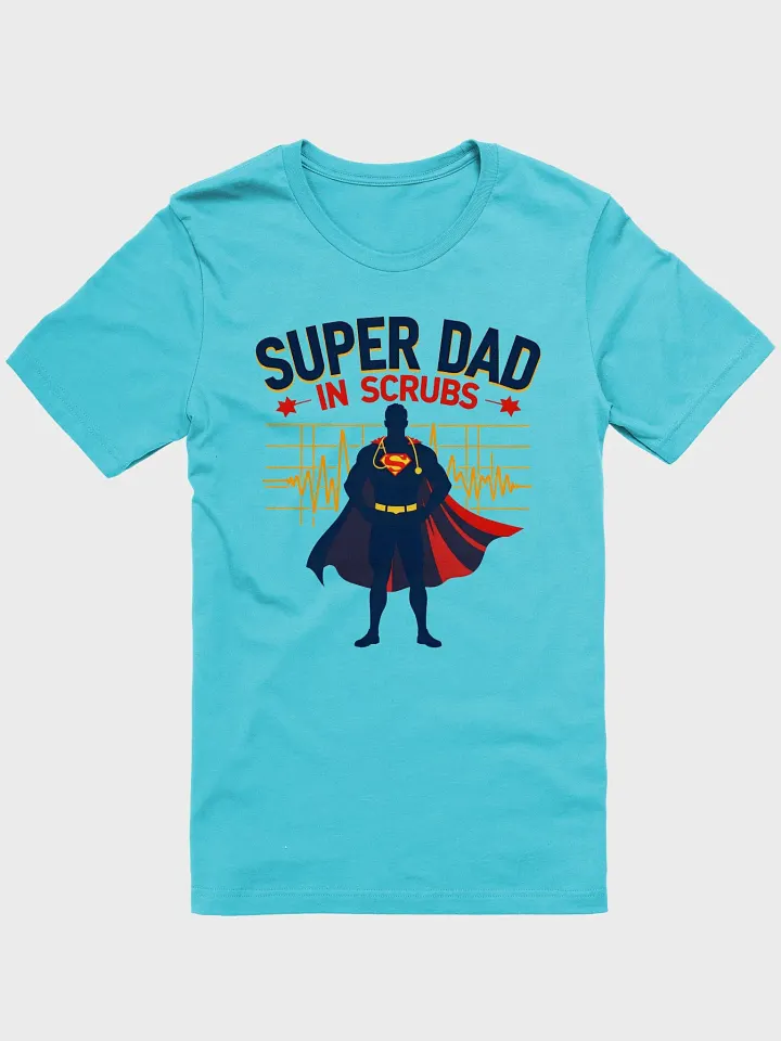 Super Dad in Scrubs Silhouette T-Shirt product image (51)