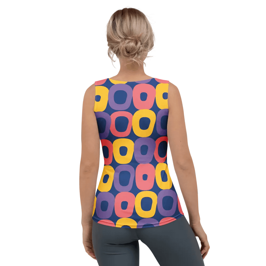 Layered Ovals Women's Tank Top product image (2)