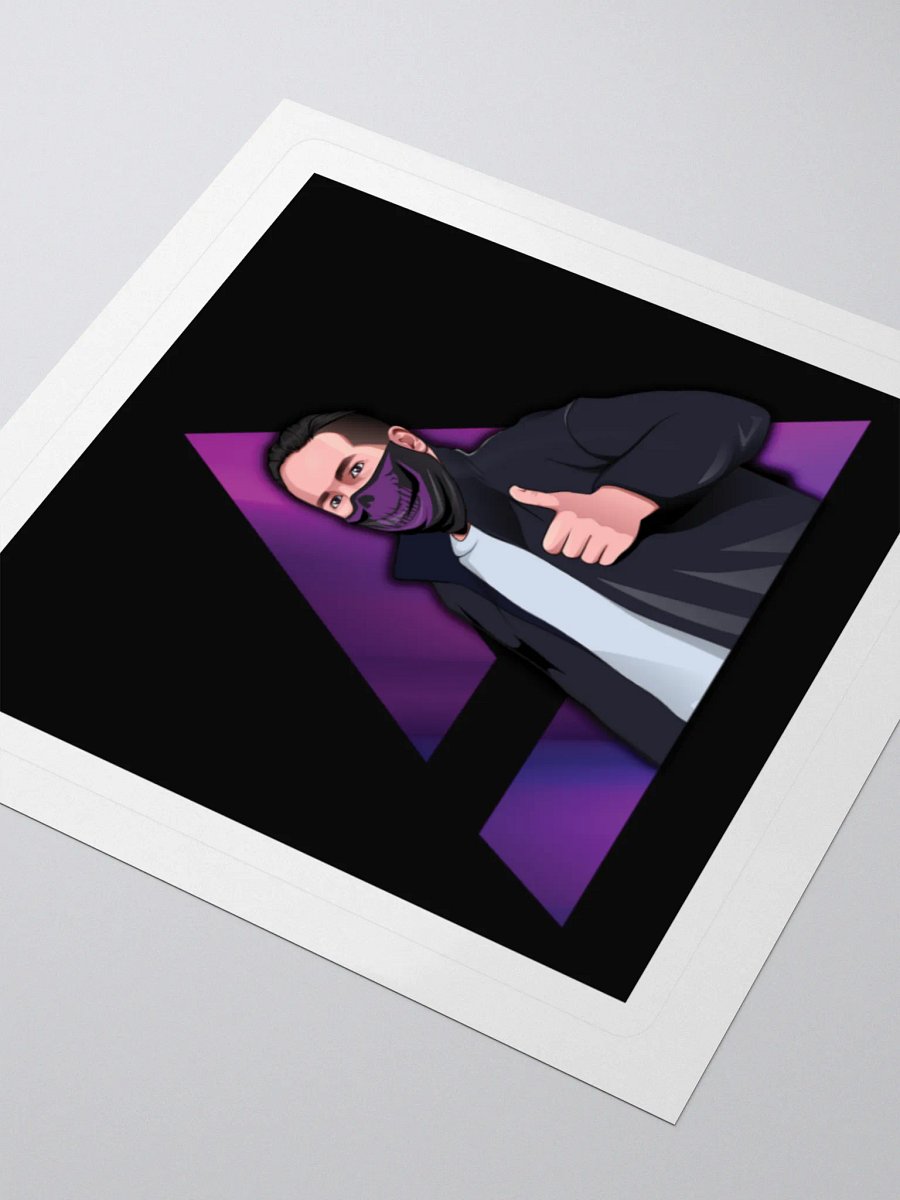 AJ’s Place Character & Triangle Logo Sticker product image (3)
