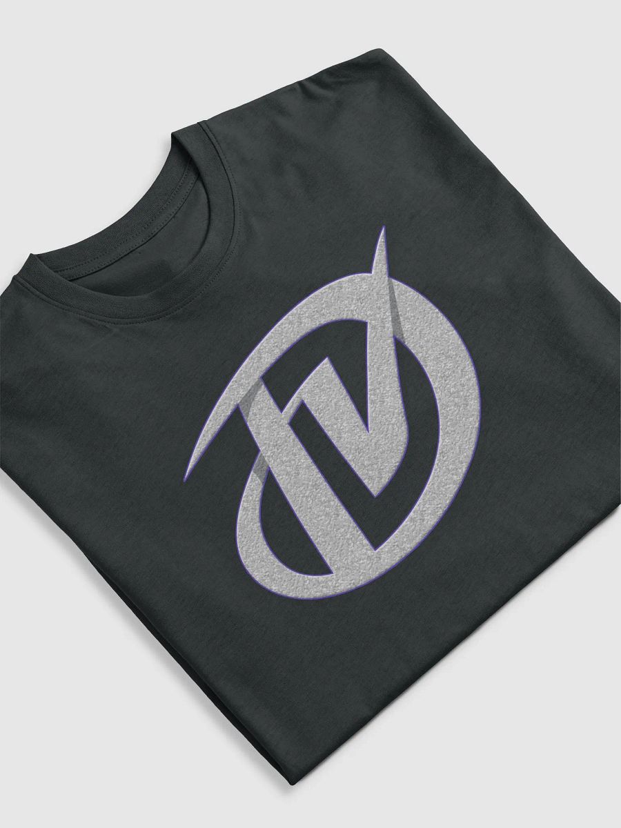 DV Logo Heavyweight Tee (Grey texture w/ Purple outline) product image (5)