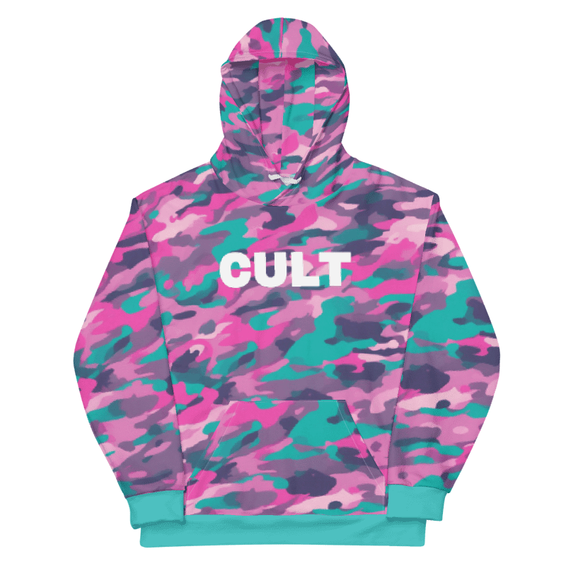 PINKTEAL CAMO HOODIE product image (1)