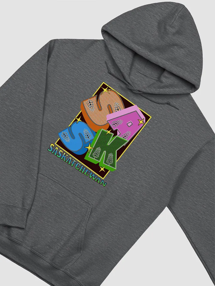Sask Saskatchewan Block Letter Wheatland Hoodie product image (5)