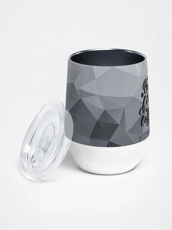Geometric Coffee first Tumbler for ladies gents moms dads colleagues product image (2)