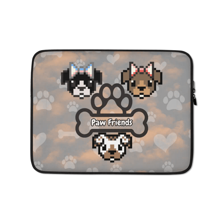 Paws Friends Laptop Sleeve product image (1)