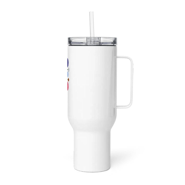 Abstract Floral Vase Travel Mug product image (5)