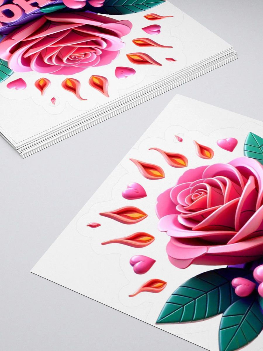 HOT BOX FAM ROSE EMOJI HOT BOX LOGO STICKER product image (15)