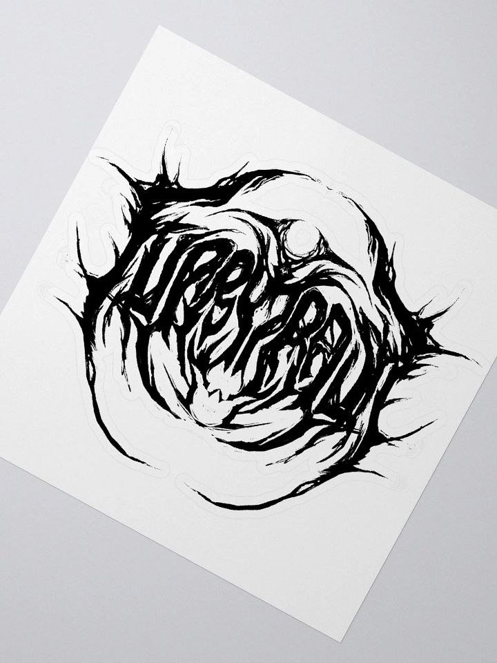 Furry Trash Metal Logo Sticker product image (2)