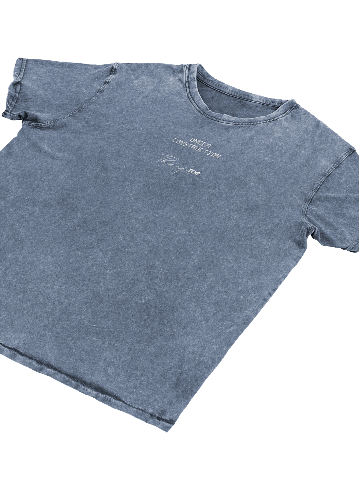 under construction unisex denim tee product image (6)