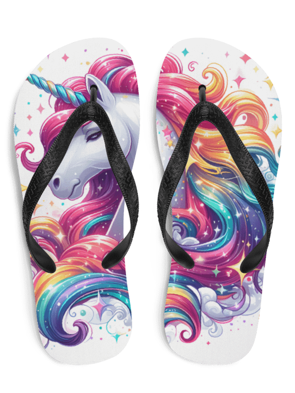Rainbow Majesty Flip Flops product image (1)