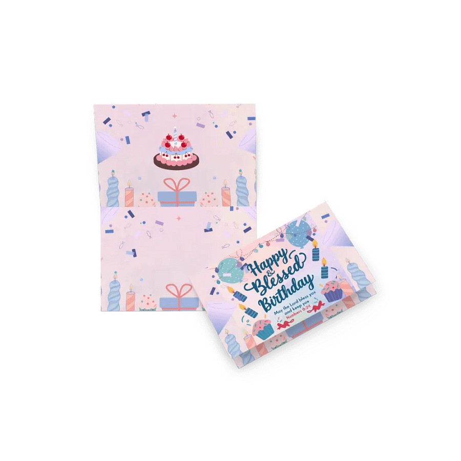 Happy & Blessed Birthday Card product image (11)
