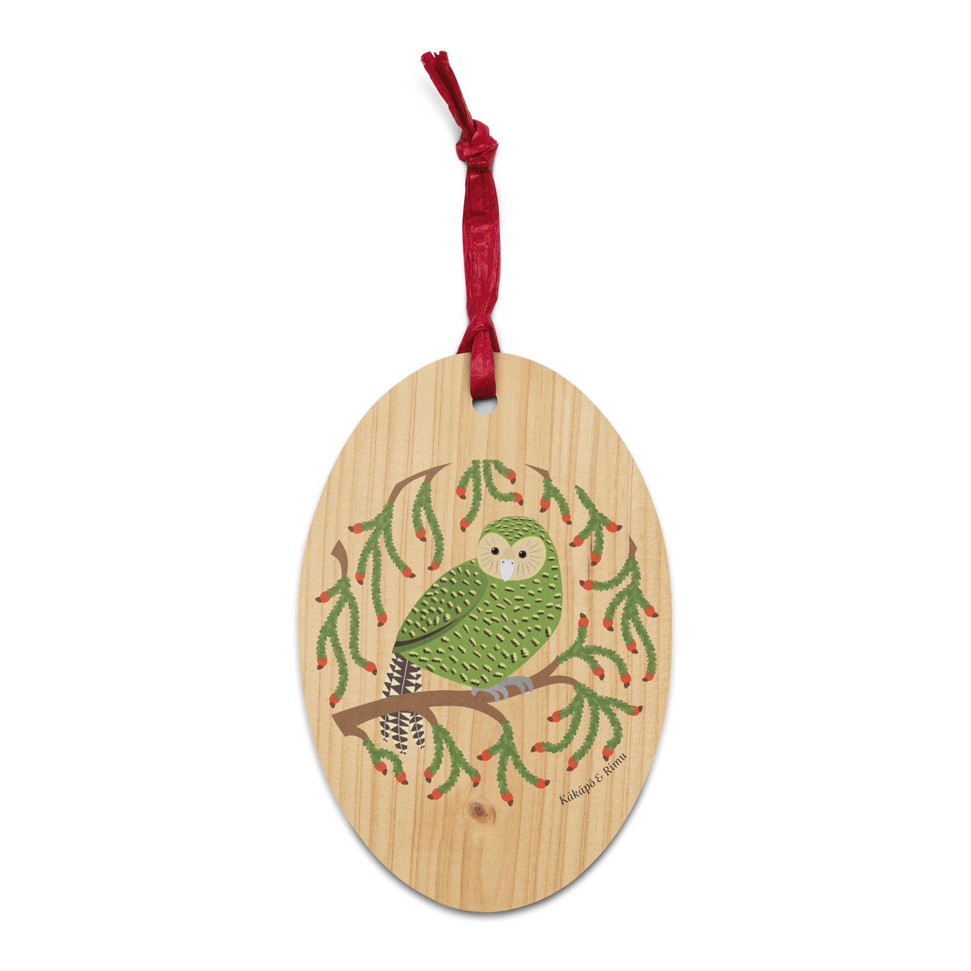 Kākāpō in Rimu Wooden Ornament product image (1)