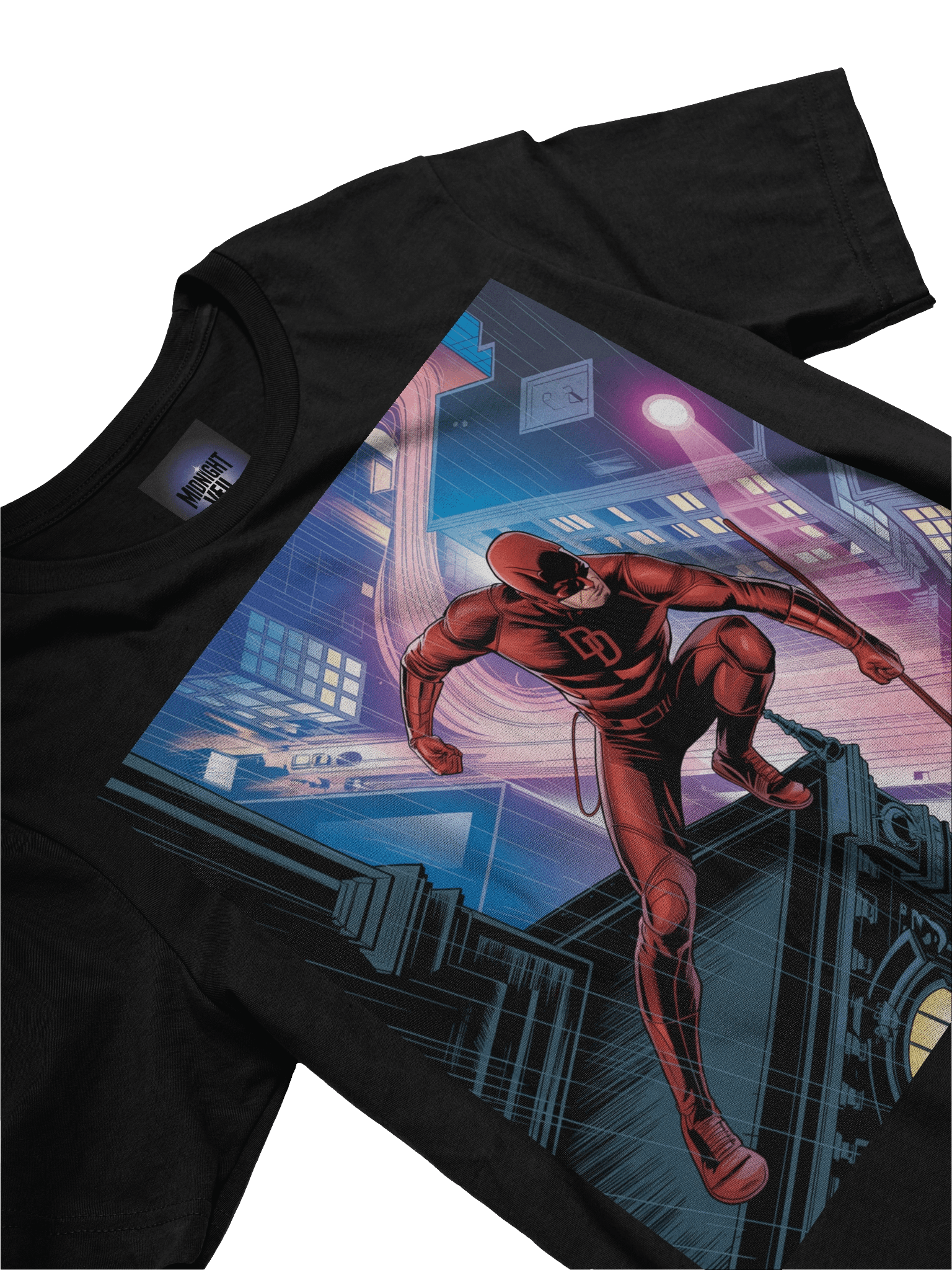 Daredevil's Neon Leap – Premium Supersoft T-Shirt product image (5)