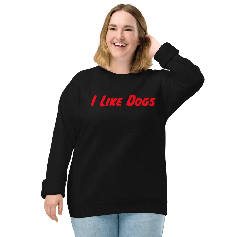 I LIKE DOGS sweatshirt product image (5)