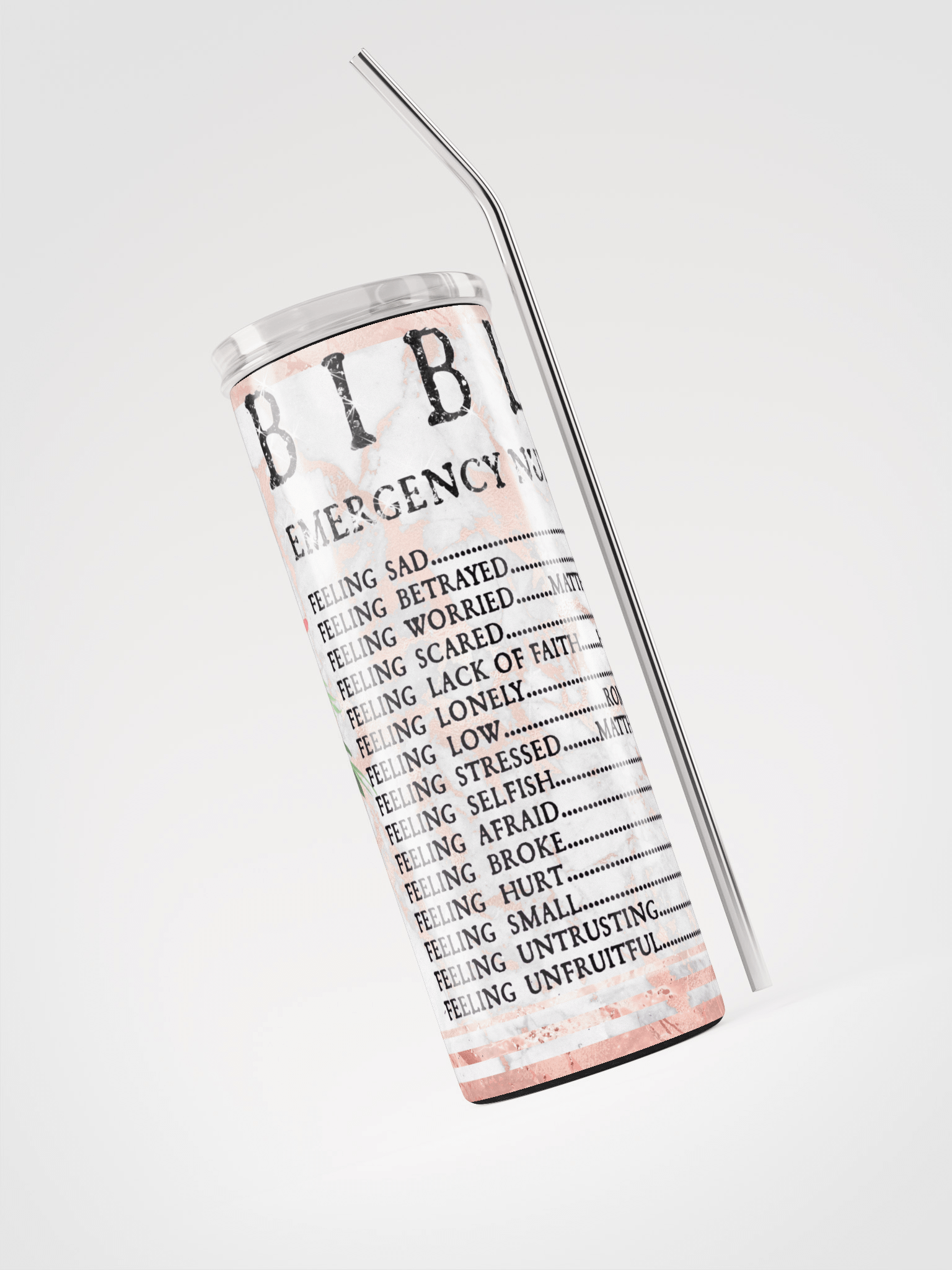 Bible Verses Stainless Steel Tumbler product image (6)
