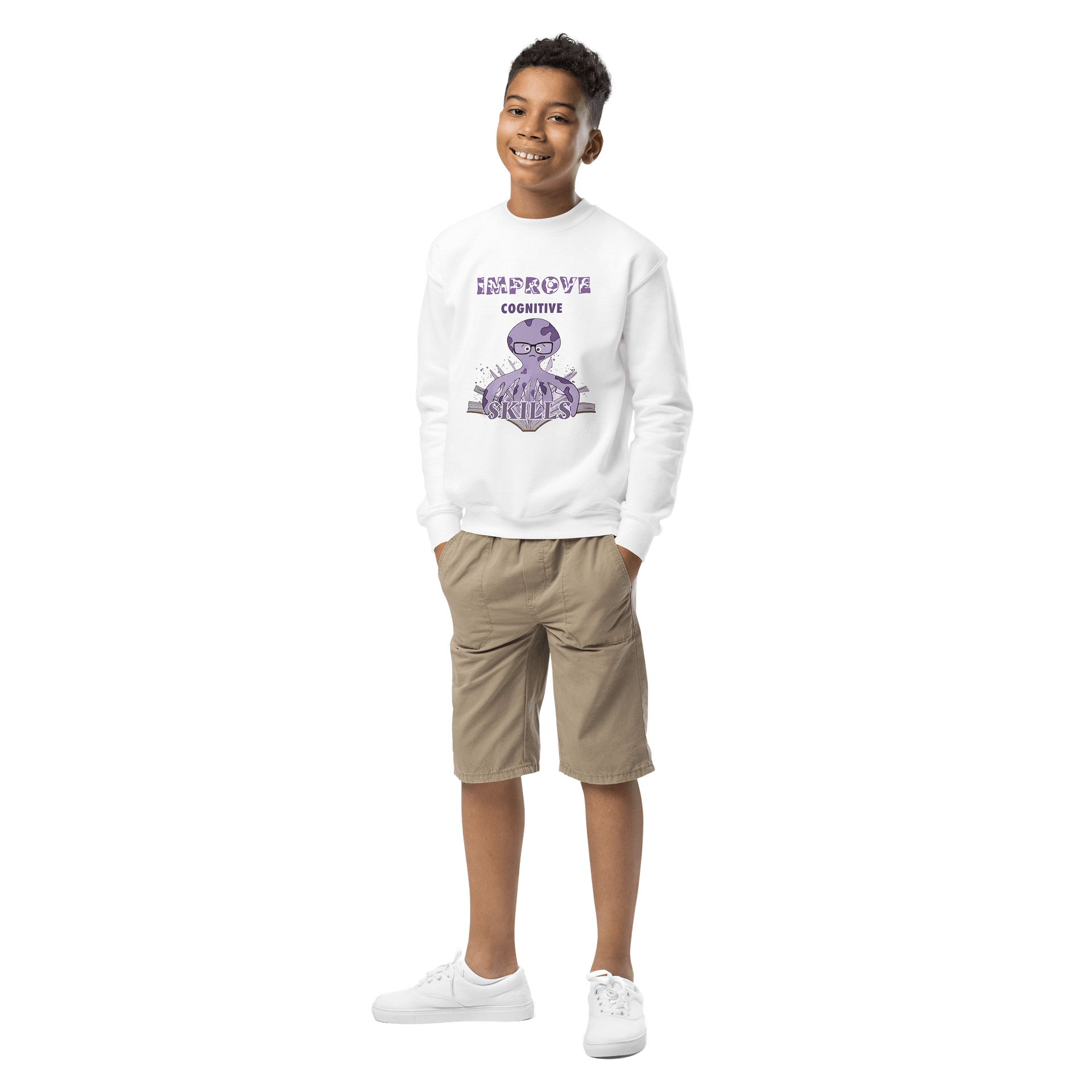 Cognitive Octopus Youth Sweatshirt product image (8)