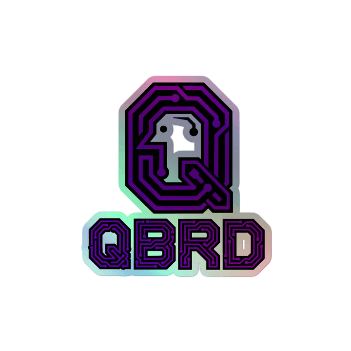 QBRD Holographic Sticker product image (2)