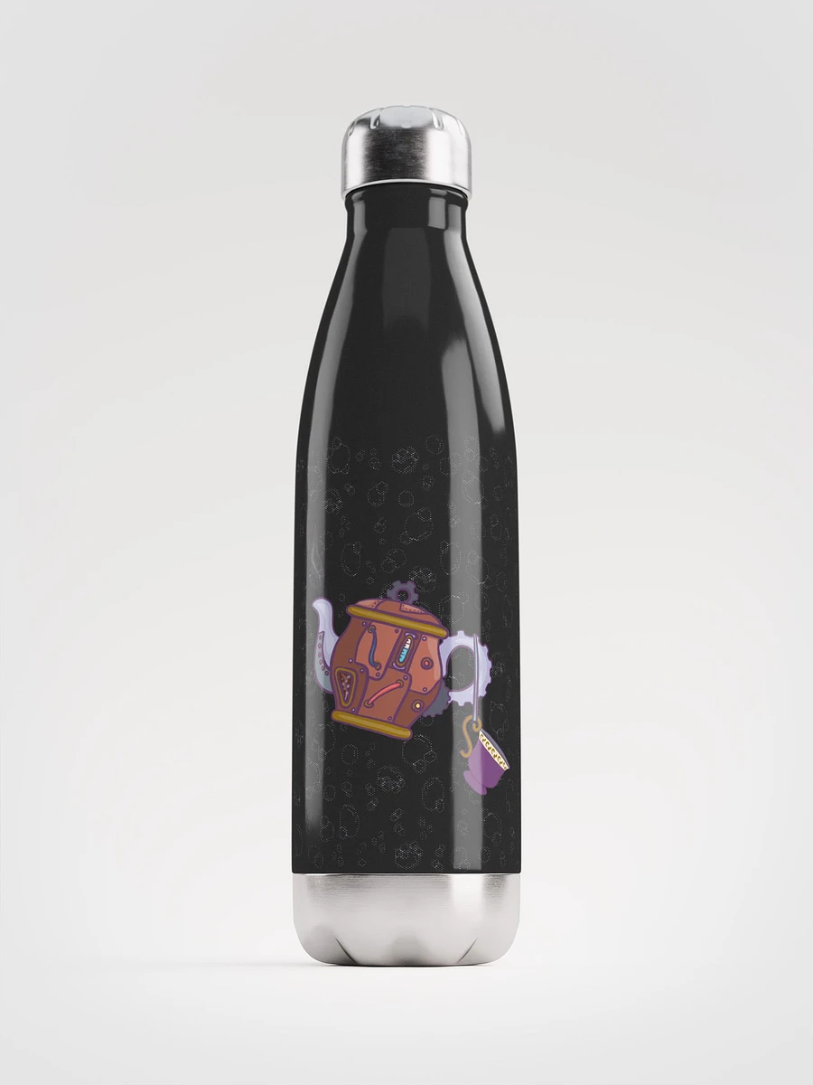 Time for Tea - Steampunk - Black Water Bottle product image (2)