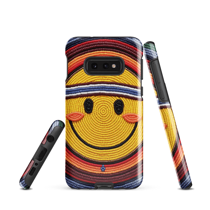Smiling Face Faux-beaded Tough Case for Samsung® product image (2)