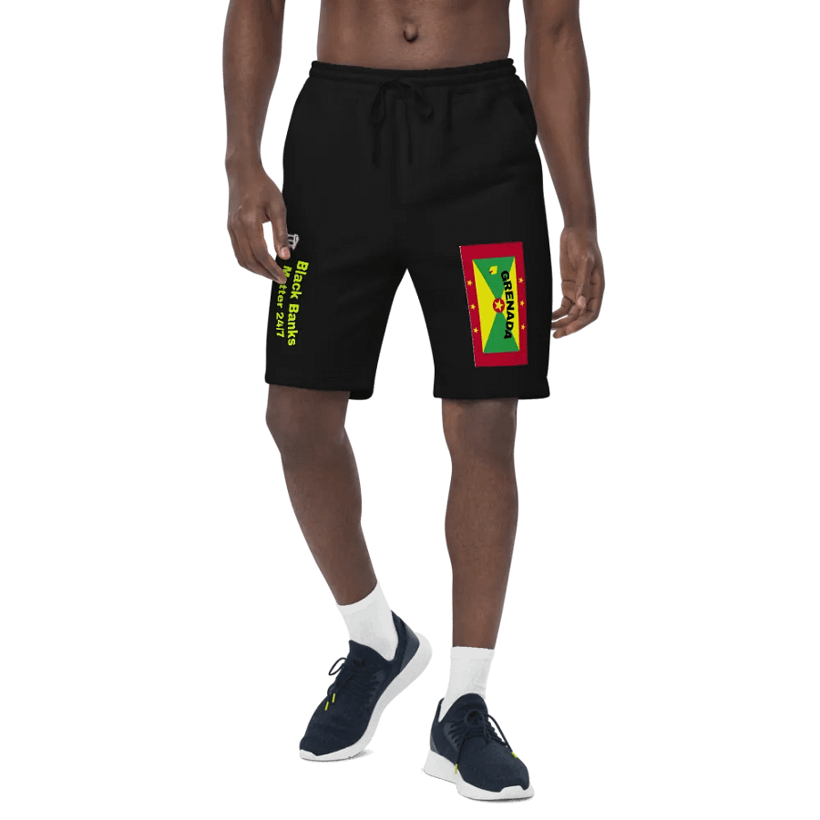 Grenada Flag Inspired Fleece Shorts product image (5)
