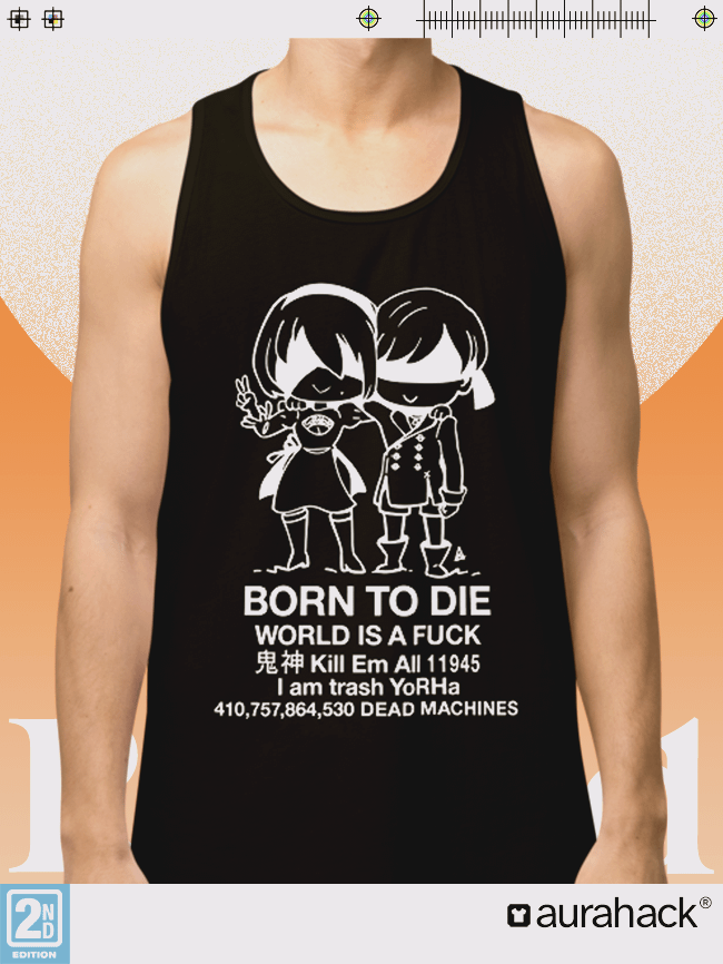 BORN TO DIE - TANKTOP - BLACK product image (1)