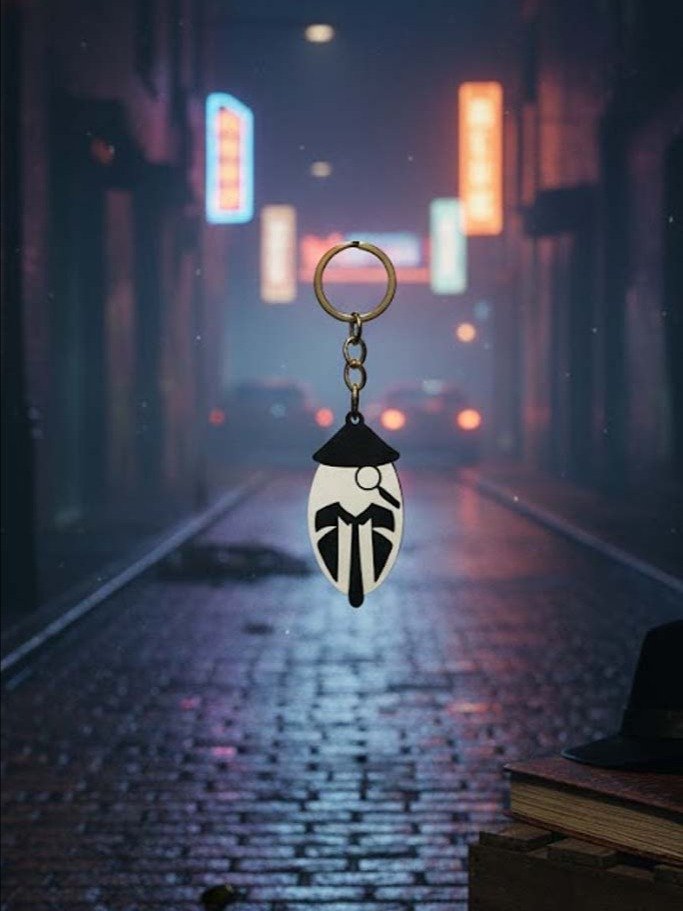 Stranger Label Keychain product image (1)