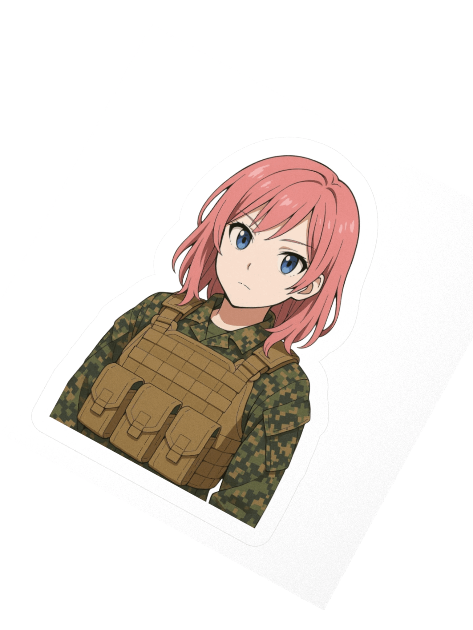 Kawaii Warfighter Sticker product image (2)
